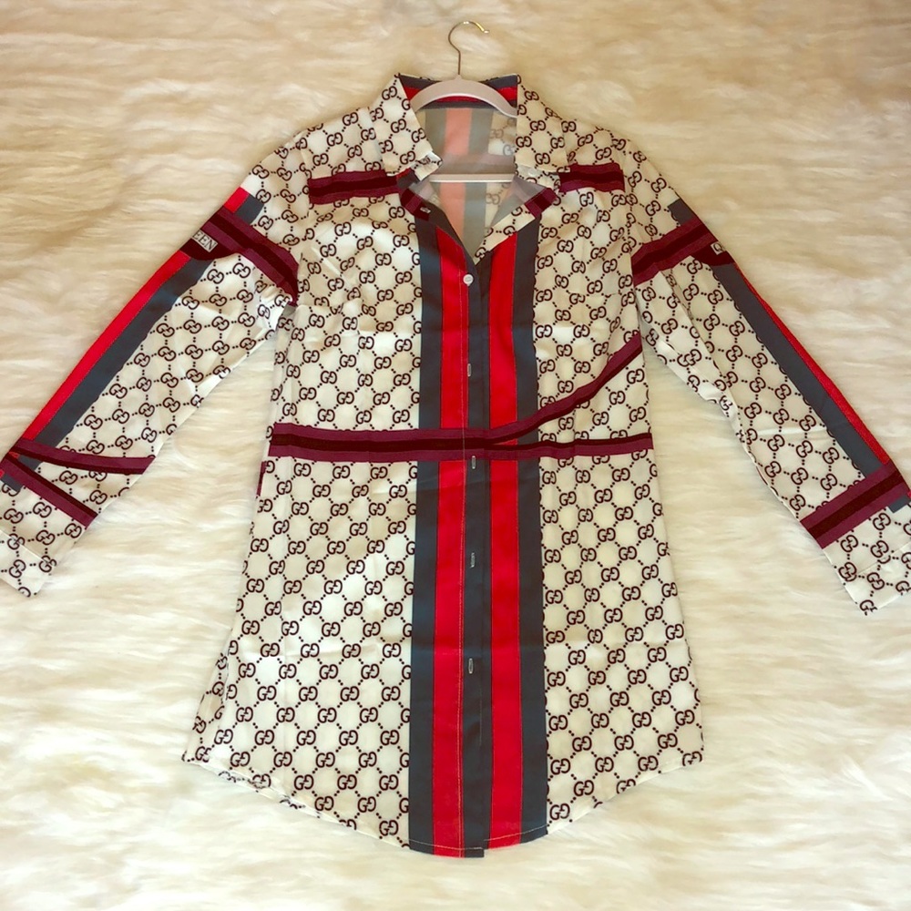 Gucci button up dress🔥
